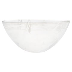 Ciotola Kosta Boda a contrasto Bianco/Bianco Grande