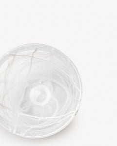 Kosta Boda Contrast Bowl White/White Small