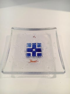 Kosta Boda “Domino” B. Vallien Swimmers Dish