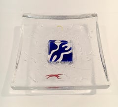 Kosta Boda “Domino” B. Vallien Swimmers Dish