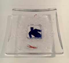 Kosta Boda ‘Domino’ B. Vallien Swimmers Dish