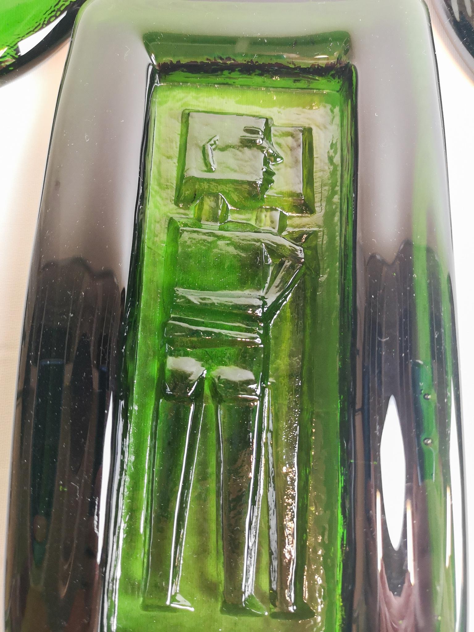 Mid-20th Century Kosta Boda, Erik Höglund, Set of Three Art Glass Pieces, 1960s, Sweden