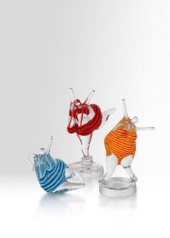 Kosta Boda Felicidad Amarillo Rojo