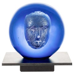 Kosta Boda Headman Bleu