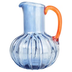 Kosta Boda "Kosmos" Glass Pitcher Signed by Ann Wahlström – Scandinavian Art