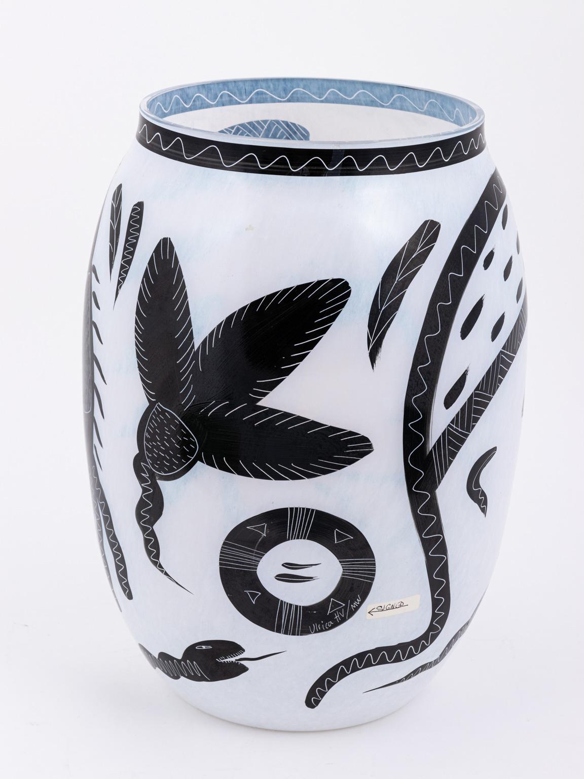 Kosta Boda Large Caramba Vase 1