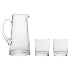 Kosta Boda - Ensemble cadeau 3 pièces - Pichet et 2 plaids transparents Limelight