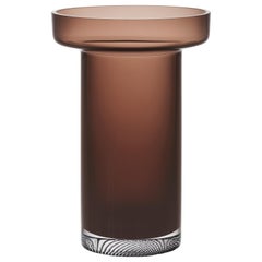 Kosta Boda - Vase haut bourgogne citronnier