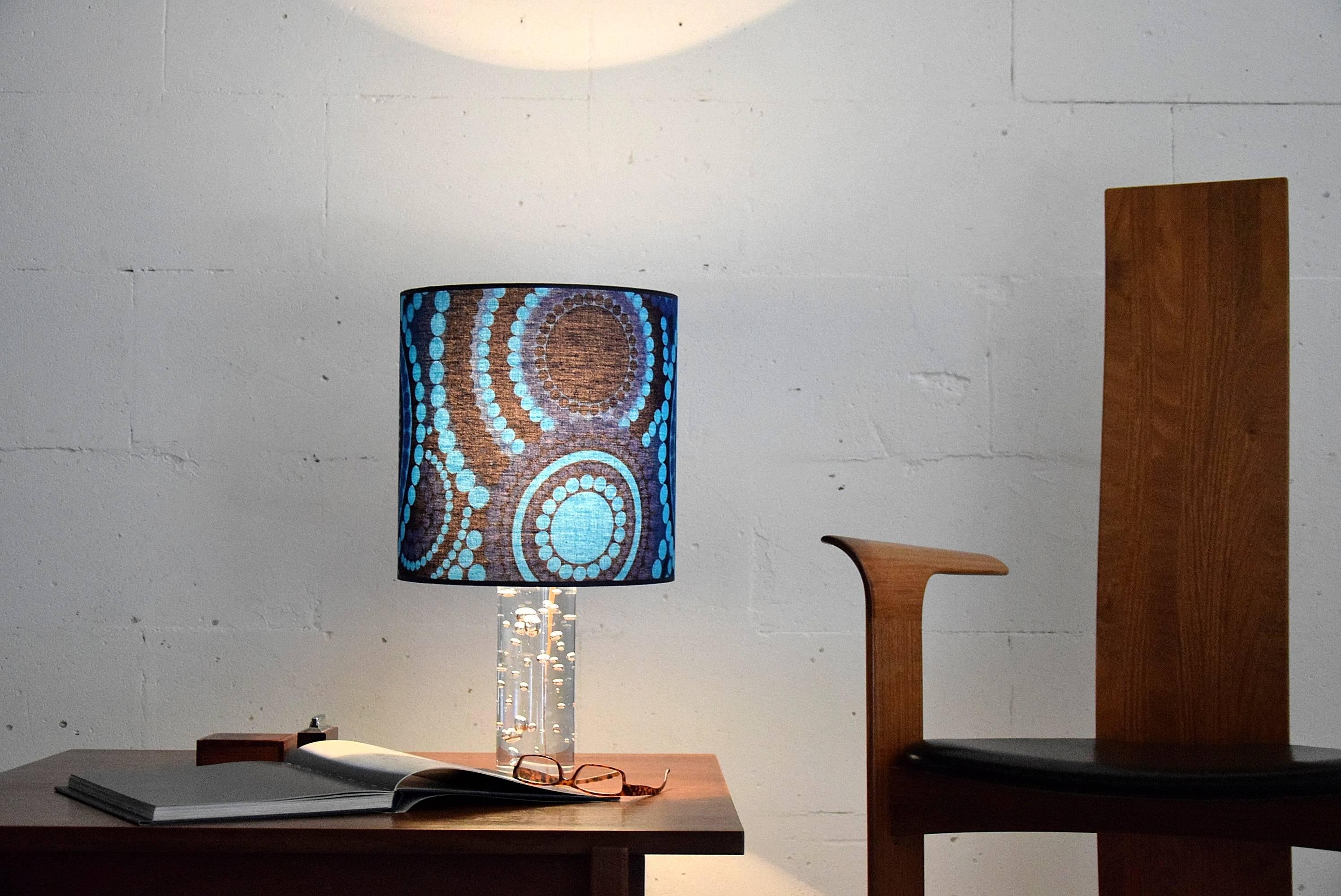 Cotton Kosta Boda Mid-Century Modern Table Lamp For Sale