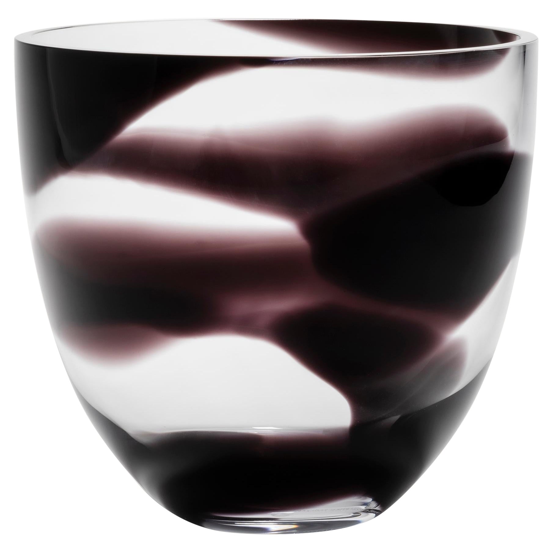 Kosta Boda Non Stop Black Bowl For Sale