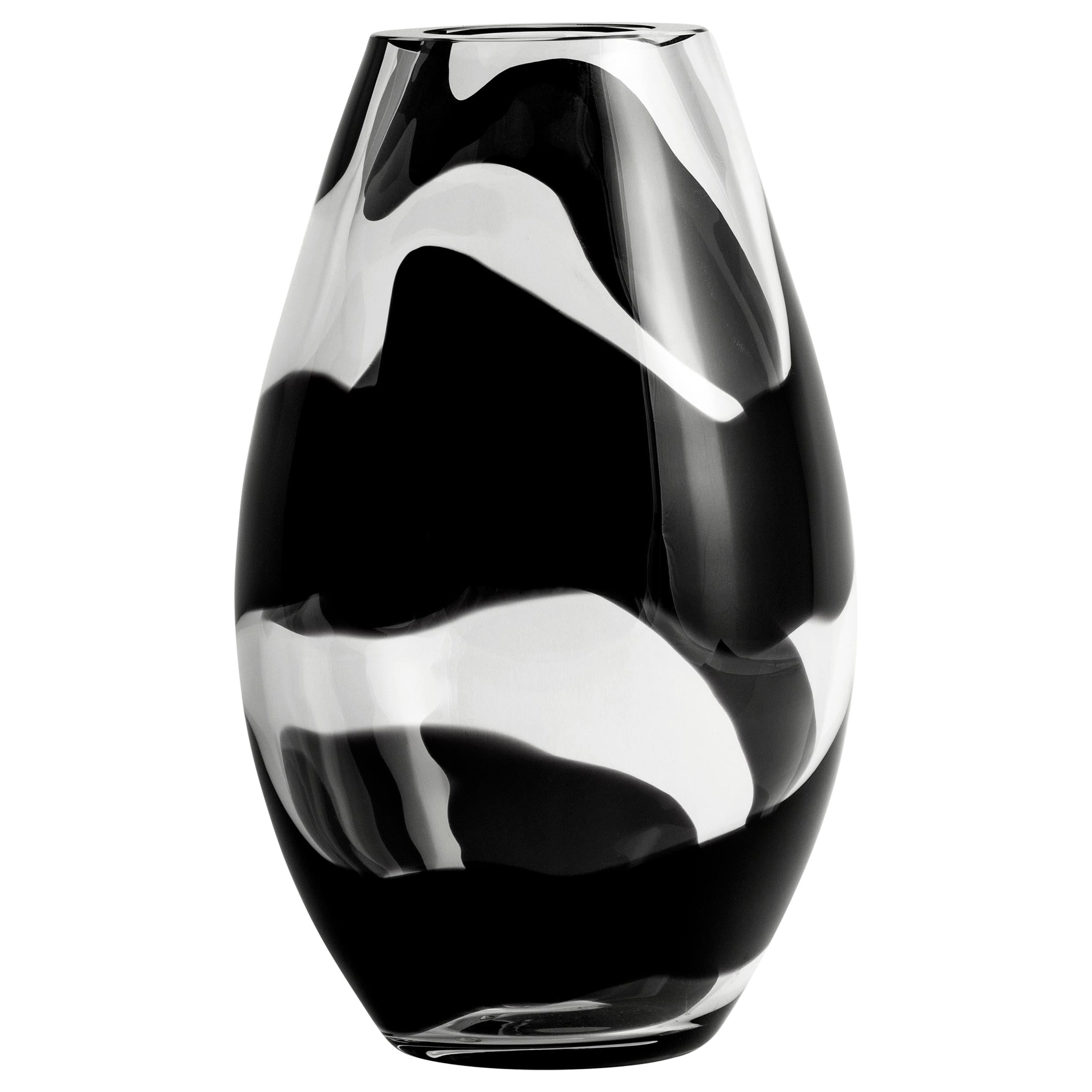 Vase noir Kosta Boda Non Stop