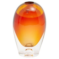 Kosta Boda Orange Vision Series Vase von Goran Warff, um 2008