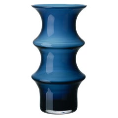 Kosta Boda Pagod Vase Petrol Large