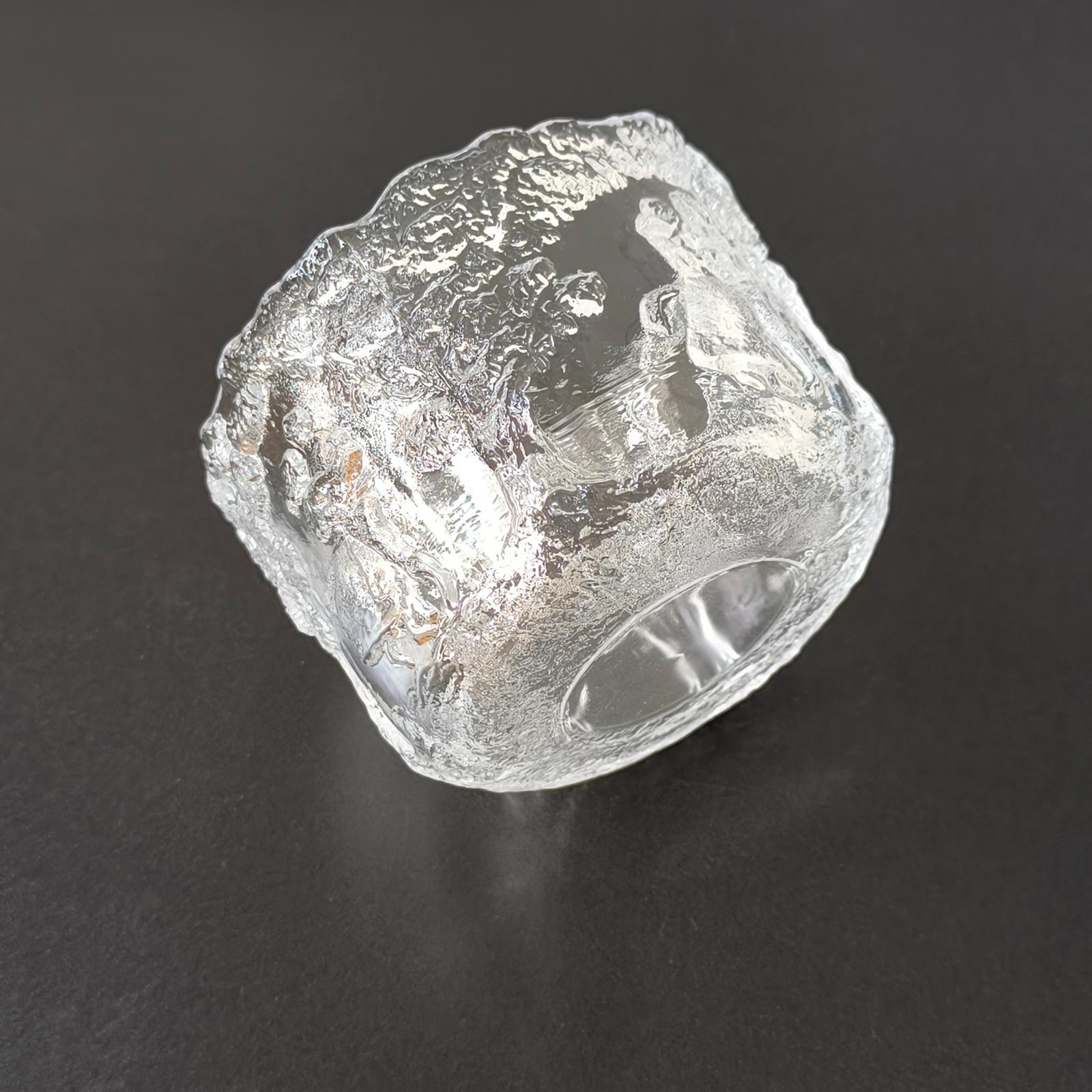 Cuenco de cristal Kosta Boda 'Rapsodia' de Kjell Engman - Swedish art glass, Años 80 Vidrio artístico en venta