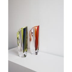 Kosta Boda Saraband Vase Purple/Green