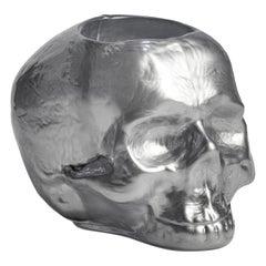 Kosta Boda Stillleben aus Votive Metallic-Silber