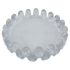 Kosta Boda  "Sunflower" Ashtray Art Glass by Goran Warff