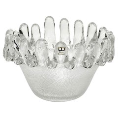 Bol Vide-Poche Art Glass Kosta Boda Sunflower de Goran Warff