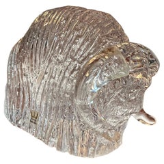 Kosta Boda Sweden Crystal Musk Ox Wooly Ox Göran Wärff Limited Edition WWF