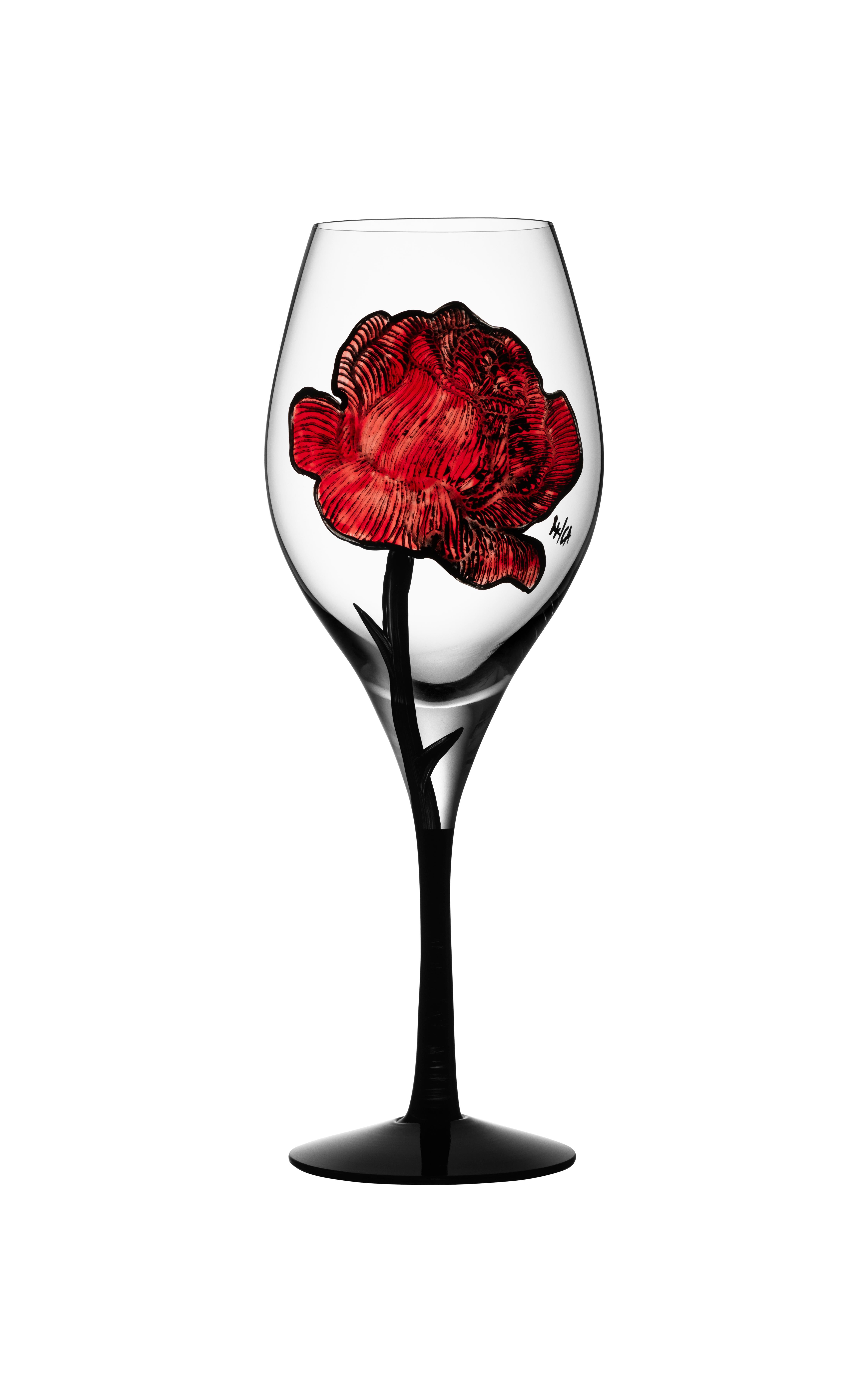 The Tattoo collection from Kosta Boda is inspired by tattoo art. The wine glass is hand-painted in Kosta, Sweden, and offers a creative combination of romance and rock ‘n’ roll. Good things should last forever! Design by Ludvig Löfgren.
