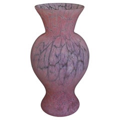 KOSTA BODA Ulrica Hydman-Vallien - Crackle Glass Vase - Sweden - 20th Century