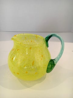Kosta Boda Yellow Pitcher