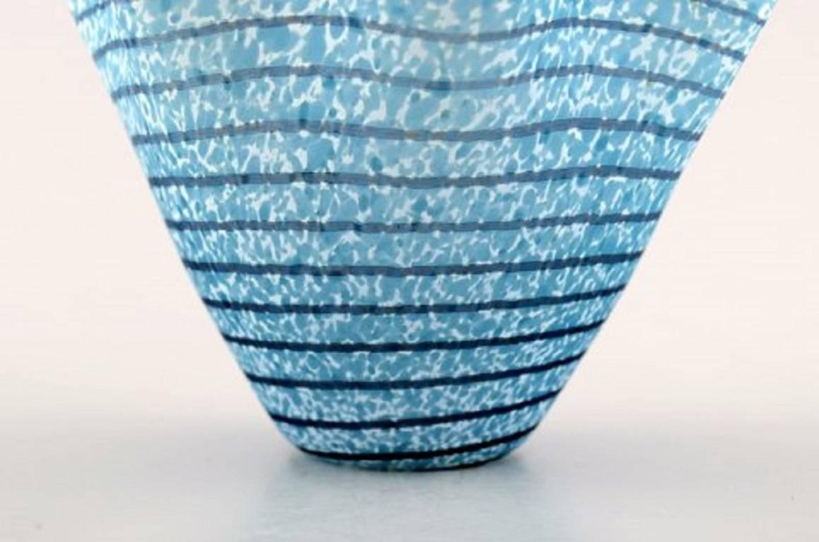 Scandinavian Modern Kosta Boda, Ulrica H. Vallien Art Glass Vase Swedish Design
