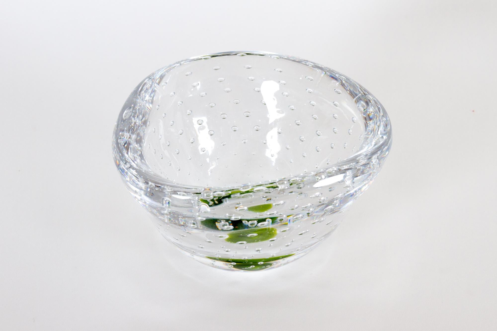 Kosta Glass Bowl by Vicke Lindstrand, 1950s For Sale 2