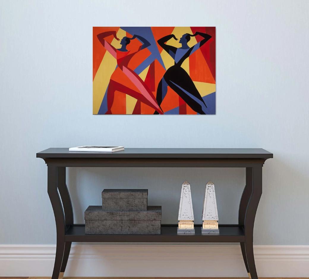 Bailarinas 3, Pintura, Acrílico sobre lienzo en venta 1