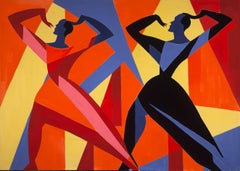 Bailarinas 3, Pintura, Acrílico sobre lienzo