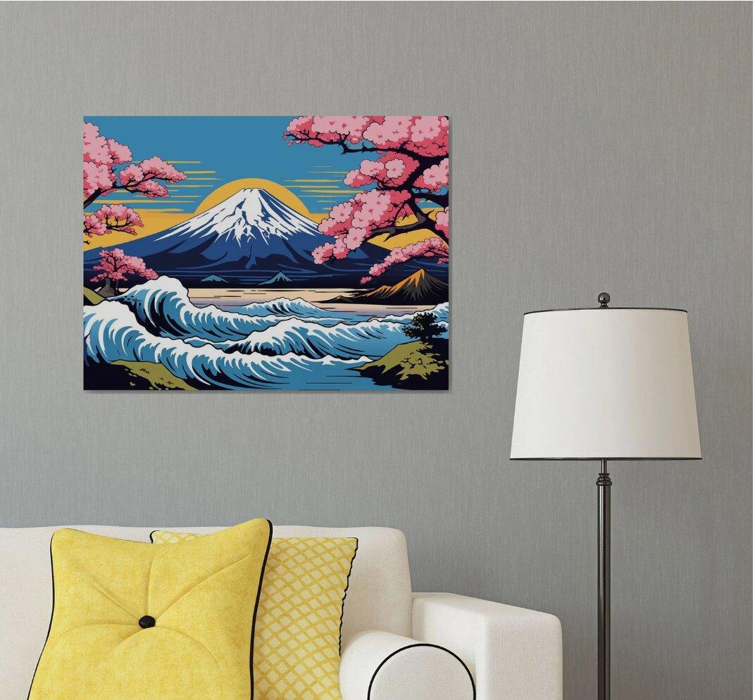 paintings of mt fuji