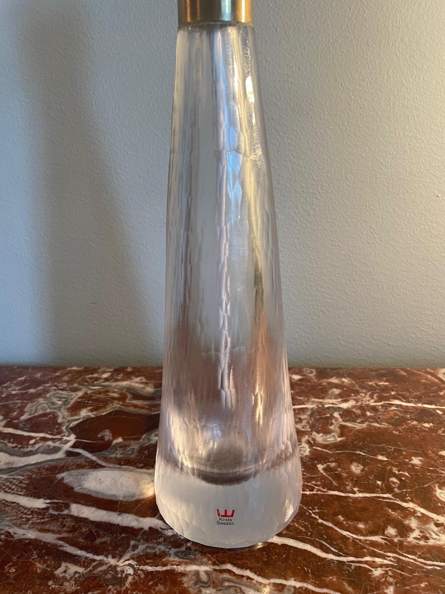 Scandinavo moderno Kosta Svezia, Lampada da tavolo - Vicke Lindstrand 1950 in vendita