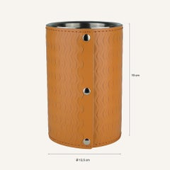 Enfriador de vino KOSTA – Acero inoxidable con funda de cuero
