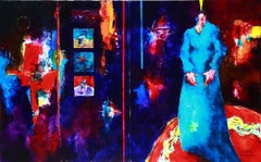 Optimus Z by Kostis Georgiou - Diptych - Oil Painting