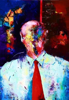 Persona Z' par Kostis Georgiou - Peinture à l'huile