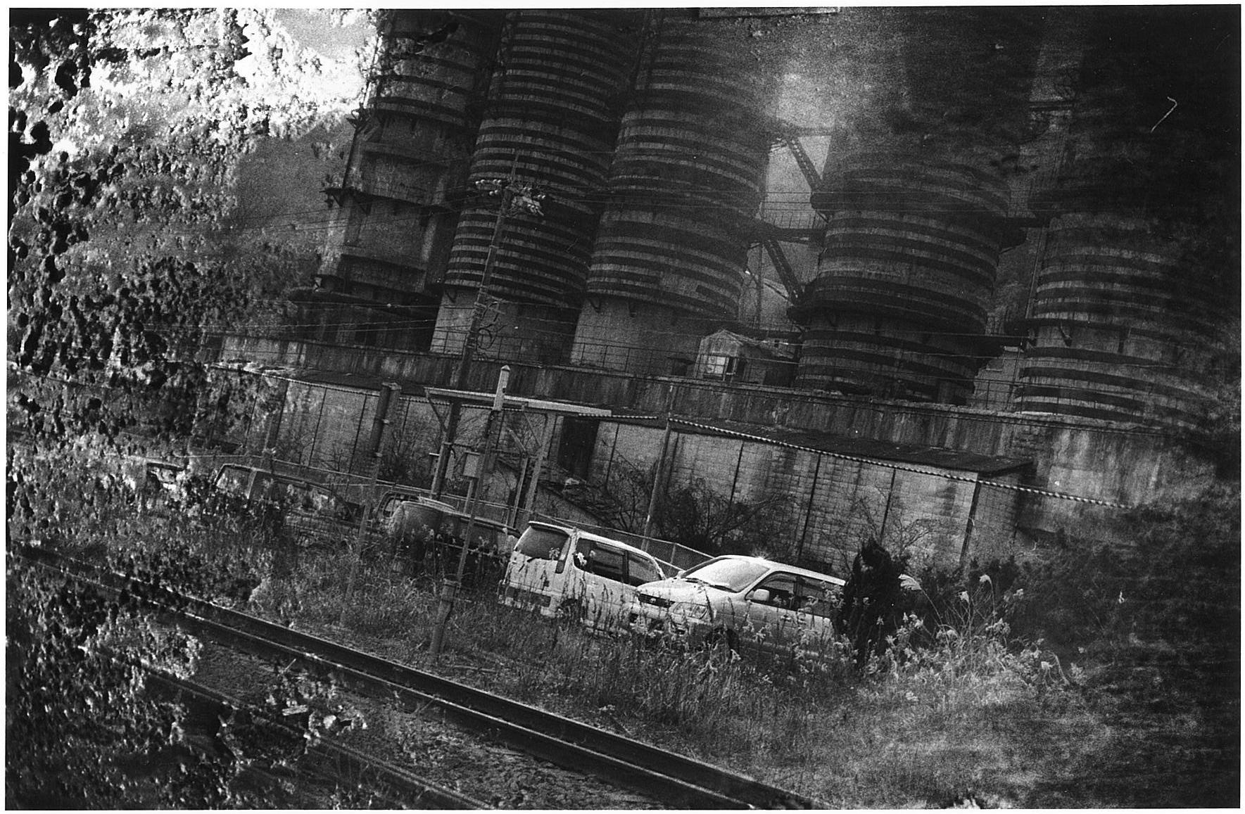 Kosuke Black and White Photograph - WARNING #34