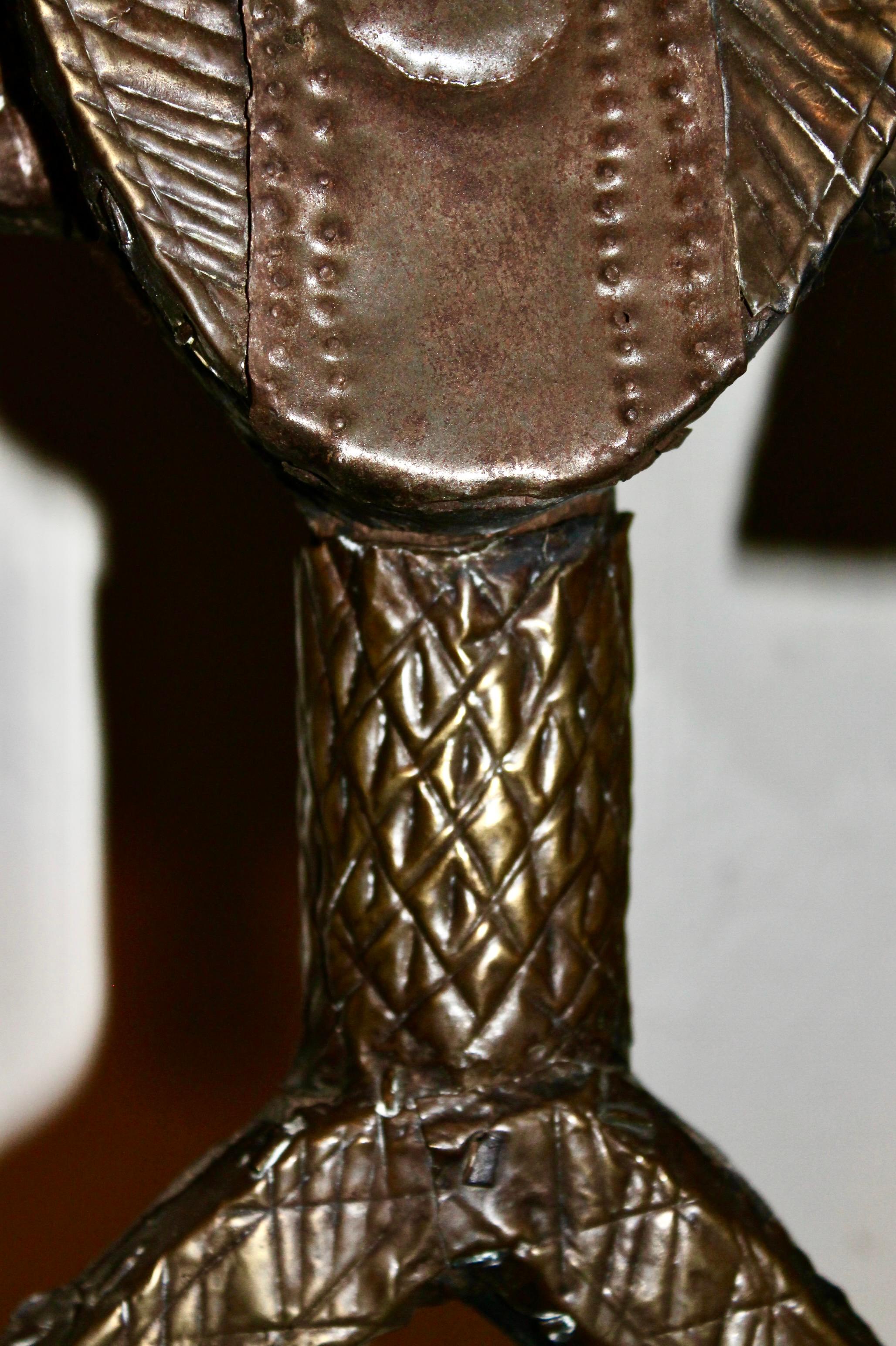 Brass Kota Reliquary Figure Gabon, Christies Provenance