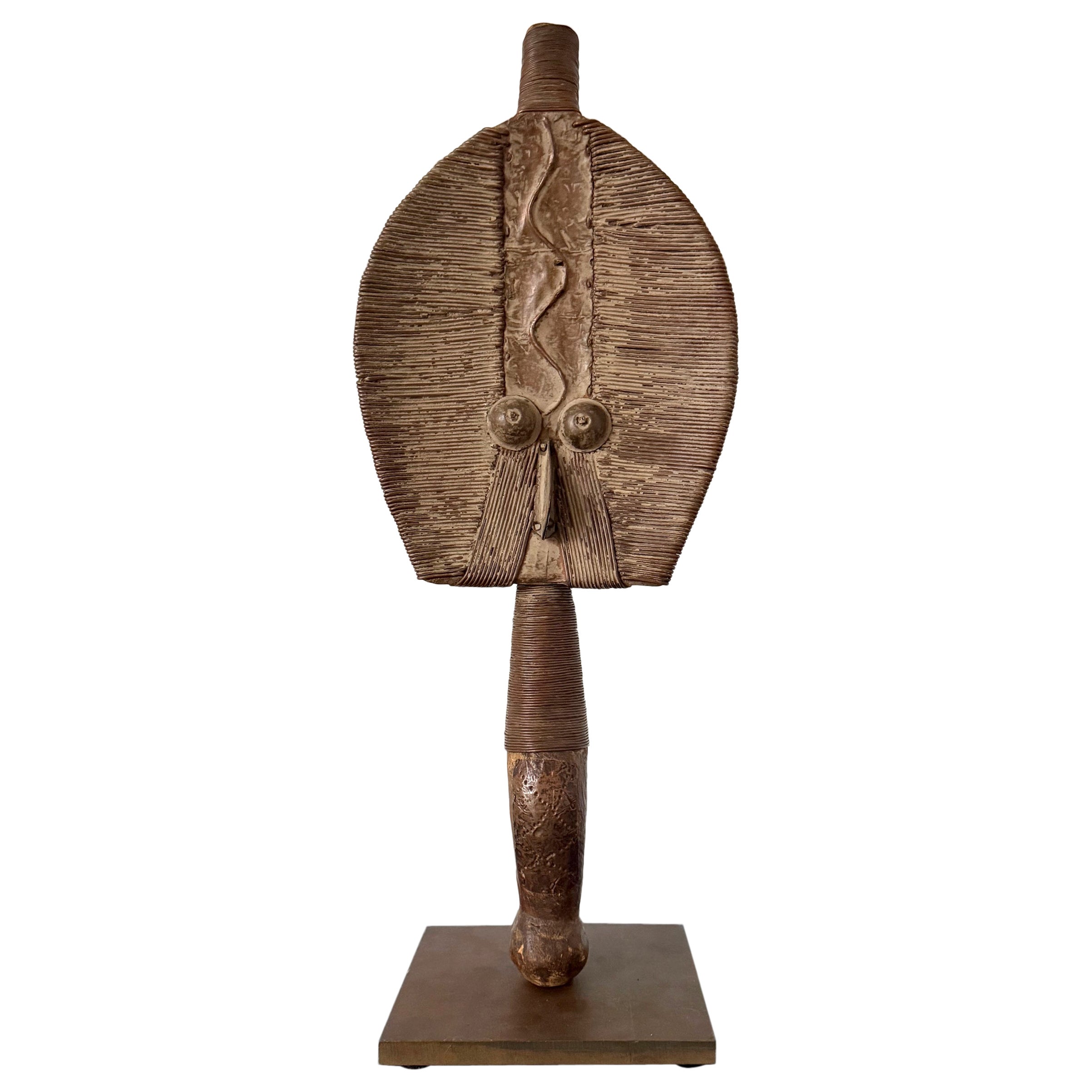 Kota Reliquary Figure Sculpture Mahongwe People Gabon