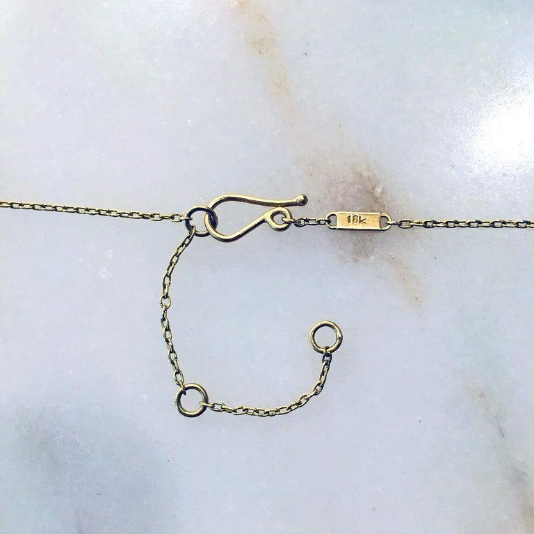 Kothari Design Freeform Mexican Opal Gold InLine One of a Kind