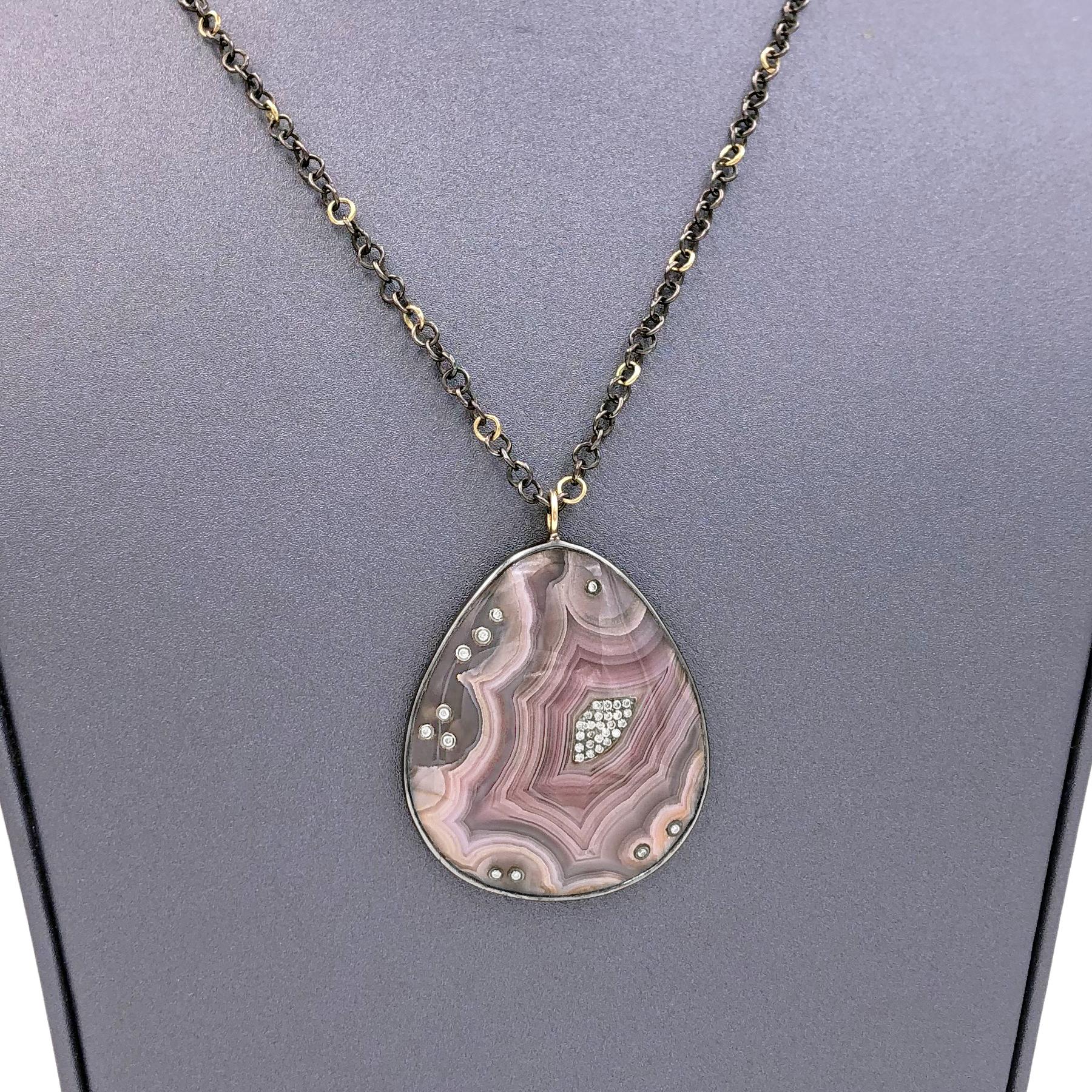 black lace agate