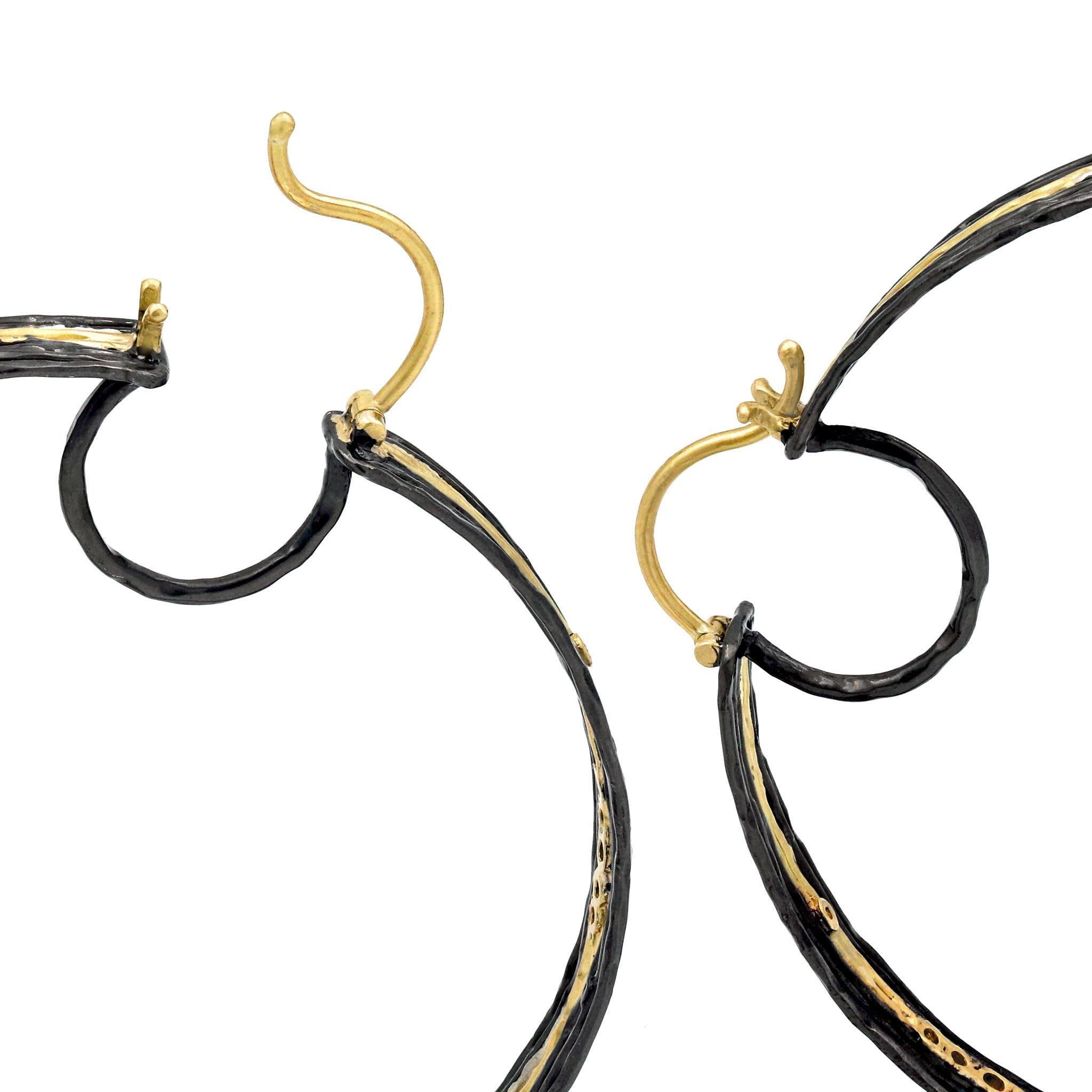 oversize hoop earrings