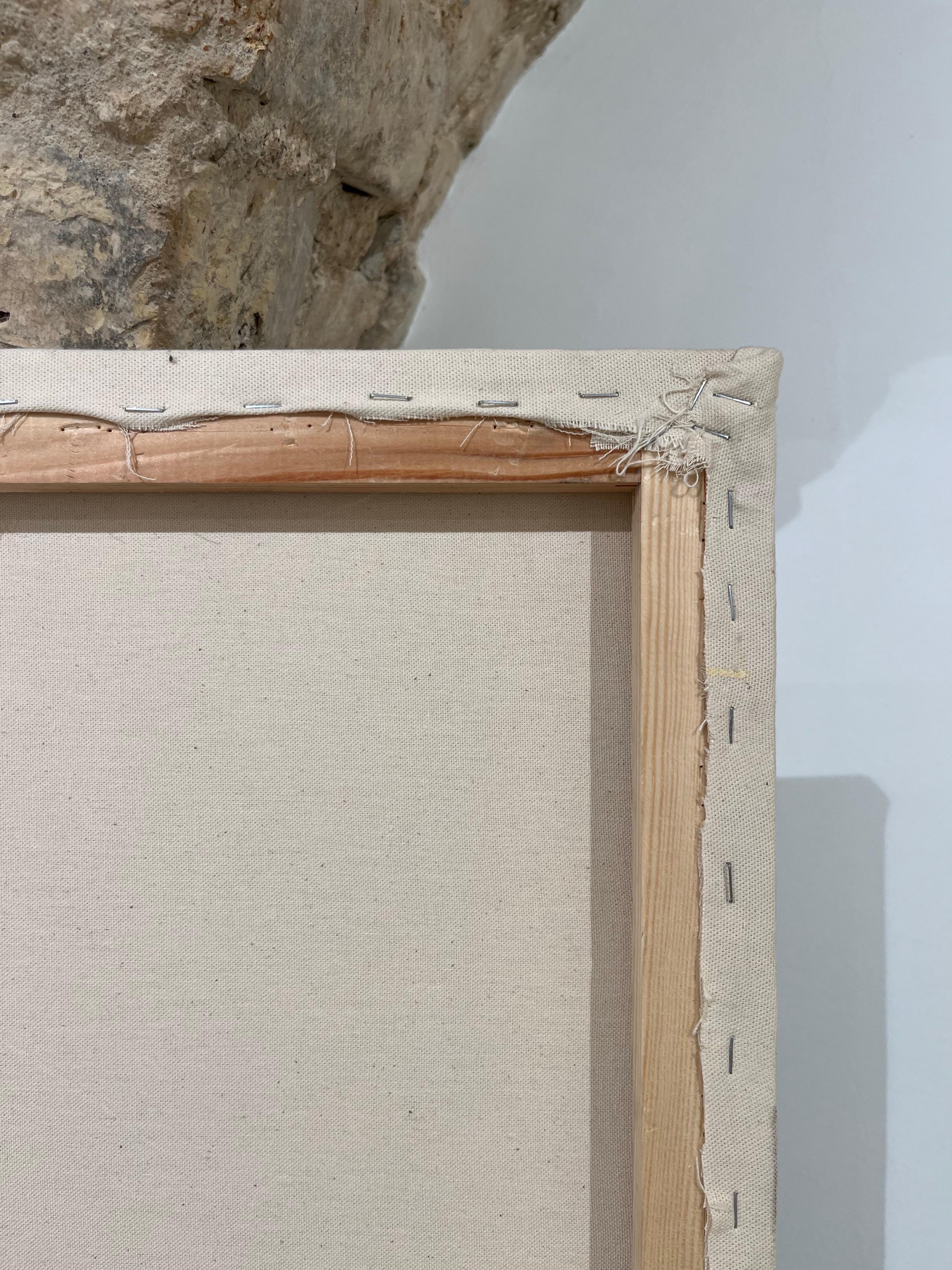 Zeitgenössische Öl-auf-Leinwand-Malerei zwischen Abstraktion und Figuration im Angebot 4