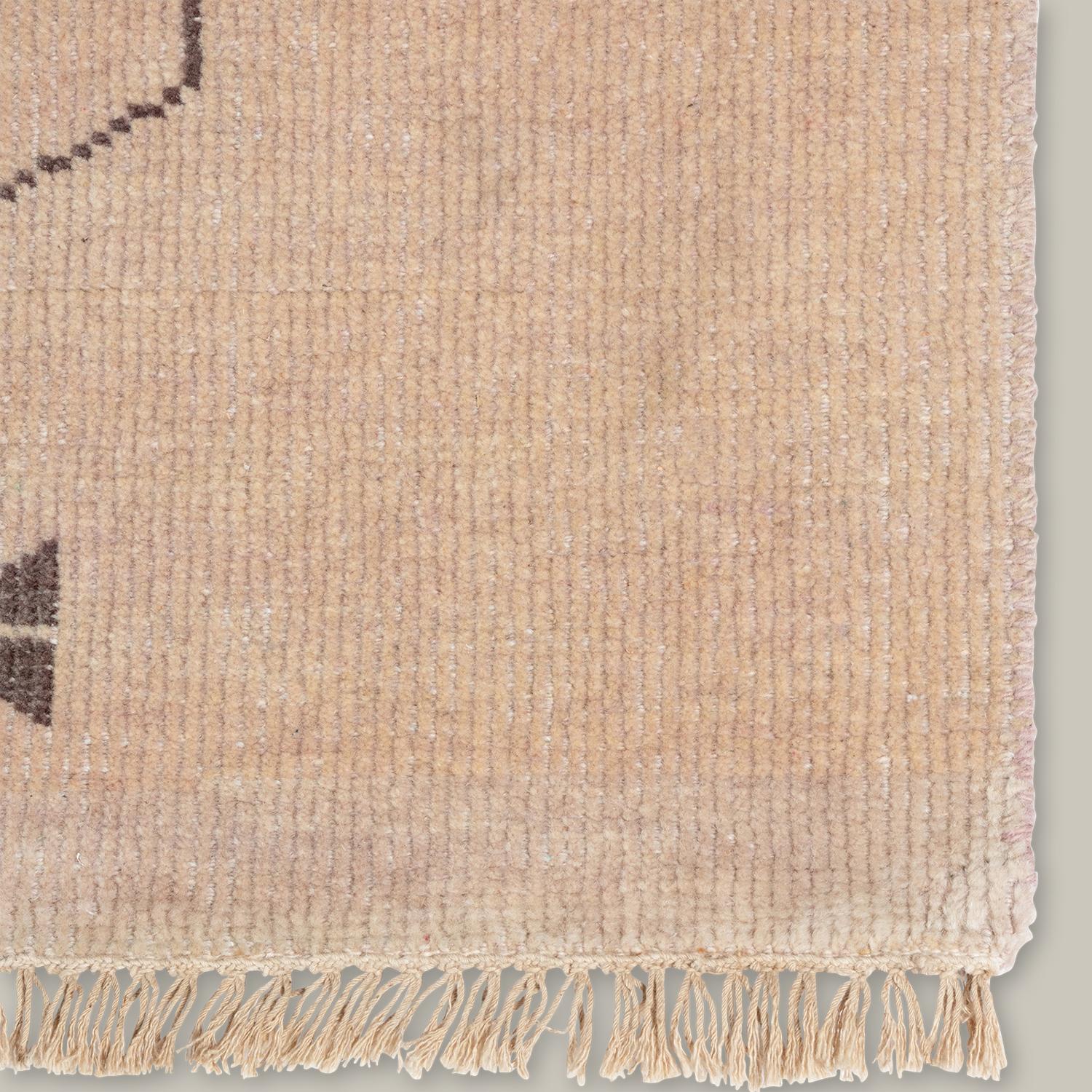 Hand-Woven “Kouang Paffa” Bespoke, Handknotted Rug by Christiane Lemieux For Sale