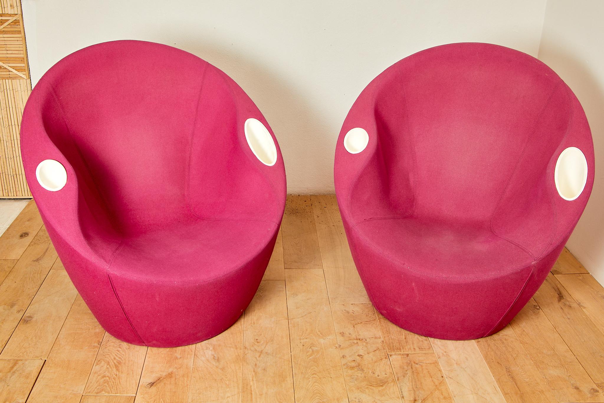italien KOUCH AND OUCH, Karim Rashid, CASAMANIA, Paire de fauteuils. en vente