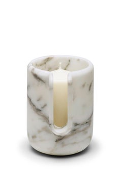 Kouki Candleholder White by Nendo for Editions Milano