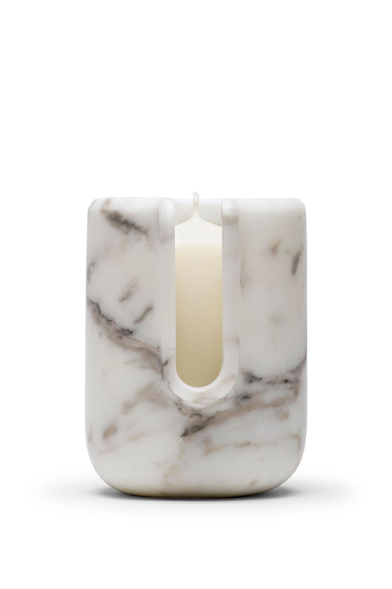 Marble Kouki Set White by Nendo for Editions Milano For Sale