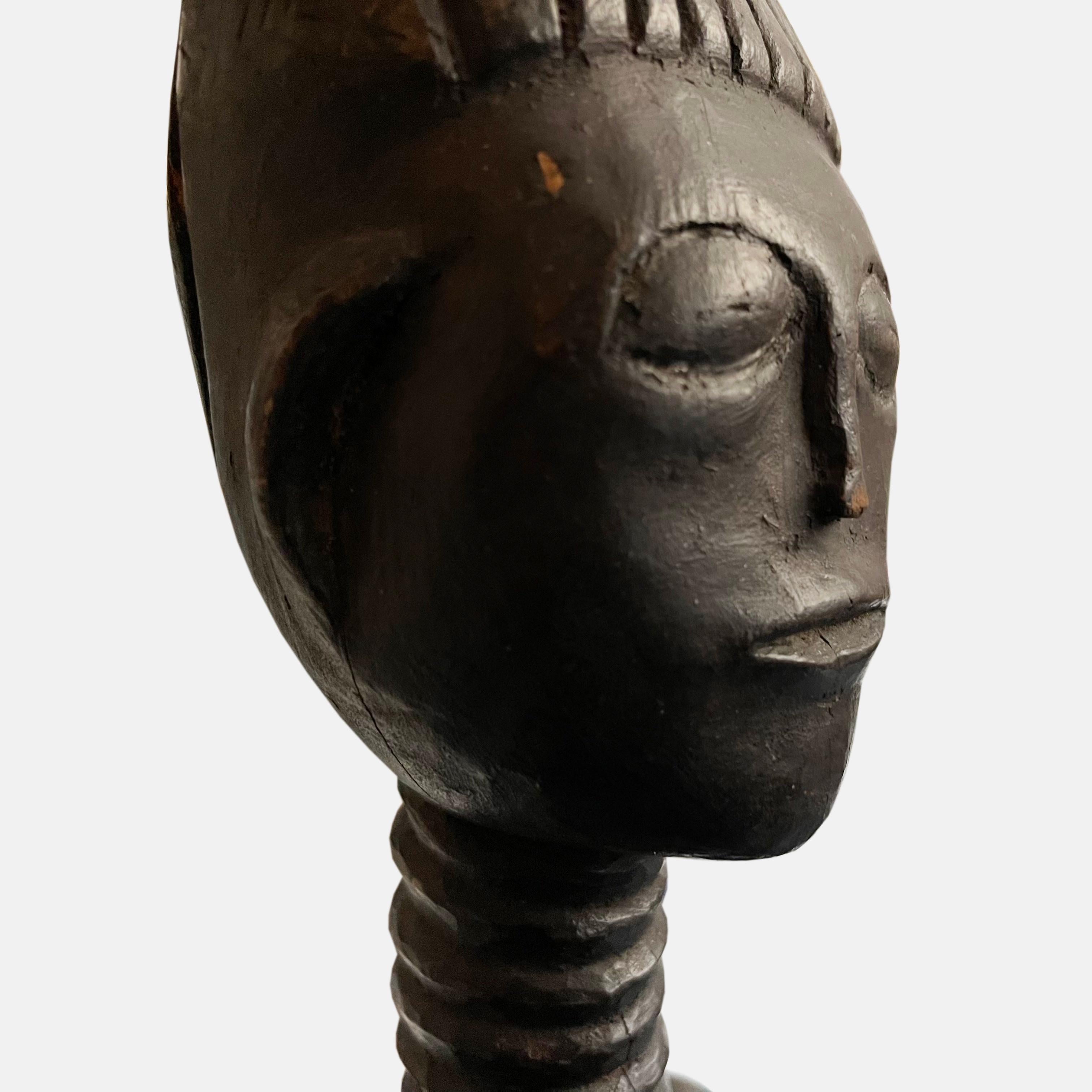 Koulango Female Ancestral Statue, Ivory Coast, Early 20th Century For Sale 2