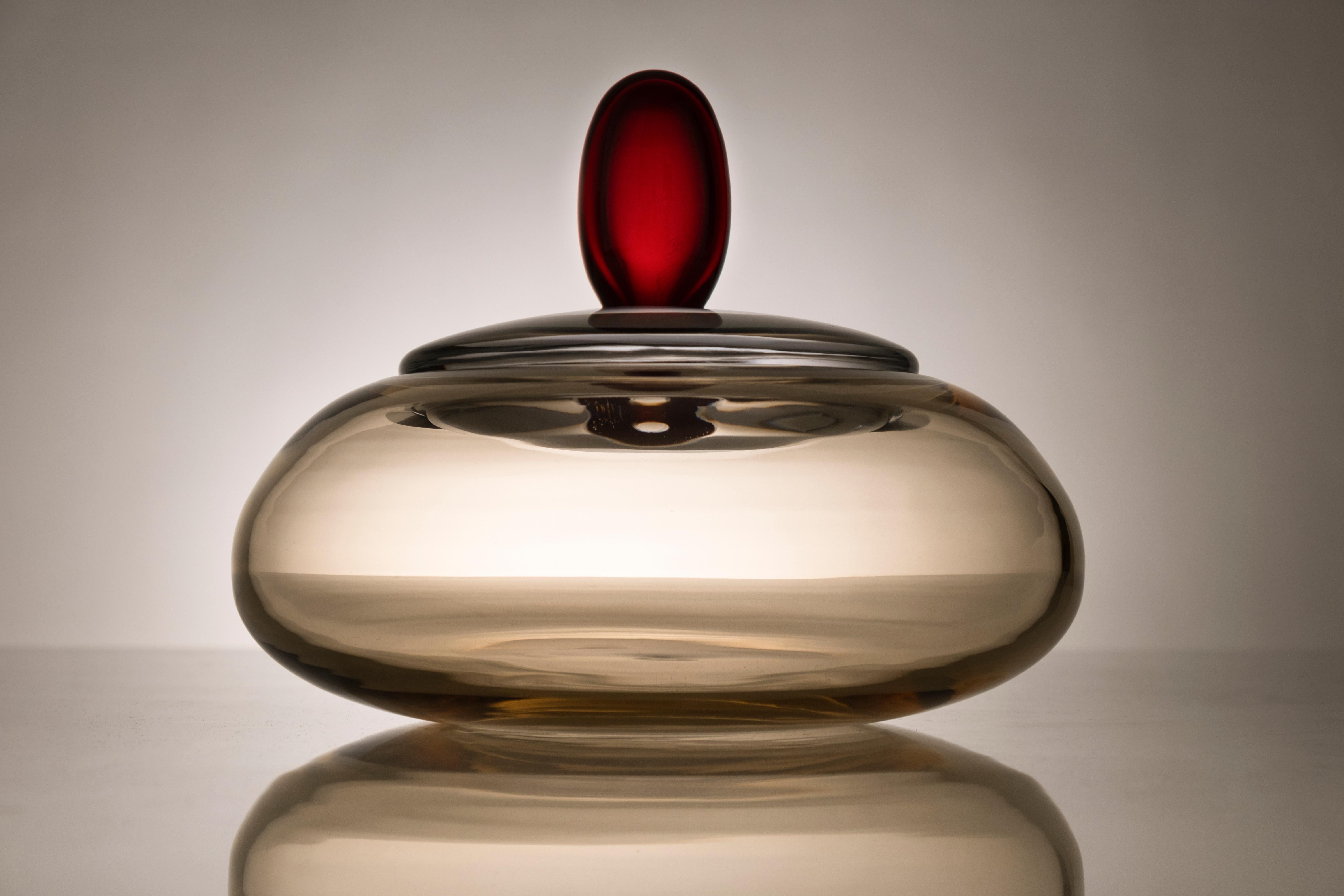 Glass Kountess Vase by Purho For Sale