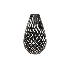 Koura 100 Pendelleuchte aus beidseitig lackiertem Bambus-Sperrholz von David Trubridge