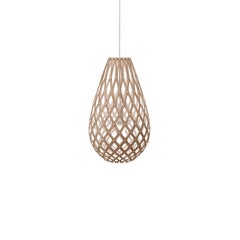 Koura 50 Pendelleuchte aus einseitig lackiertem Bambus-Sperrholz von David Trubridge